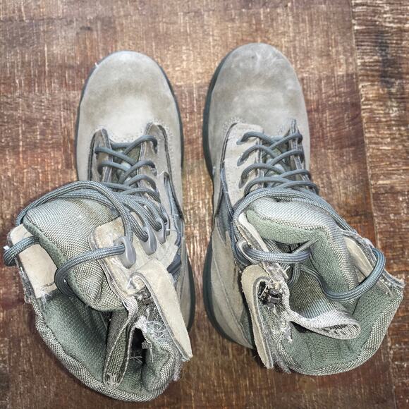 NWT Belleville 610Z ST Hot Weather Side Zip Steel Toe Tactical Boot Mens 6 Sage - Picture 5 of 13